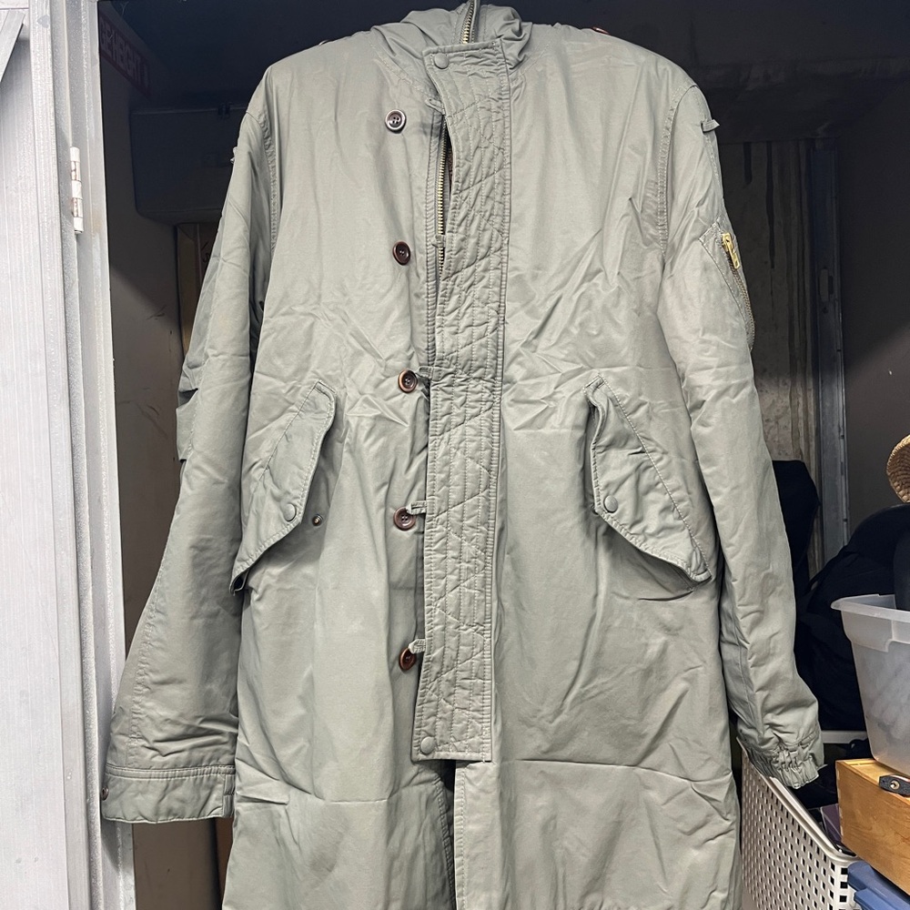 FILIPPA K Men's Olive Green Military Jacket